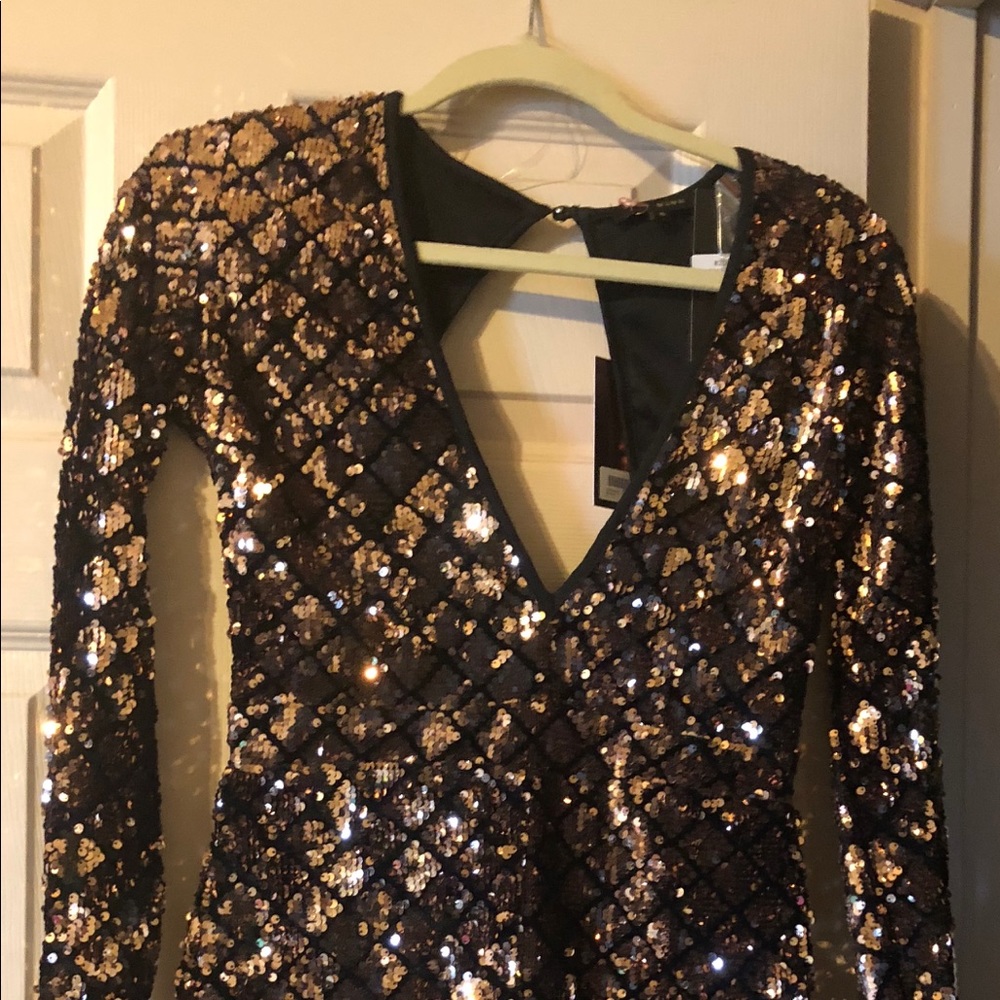 NWT sequin shorts romper